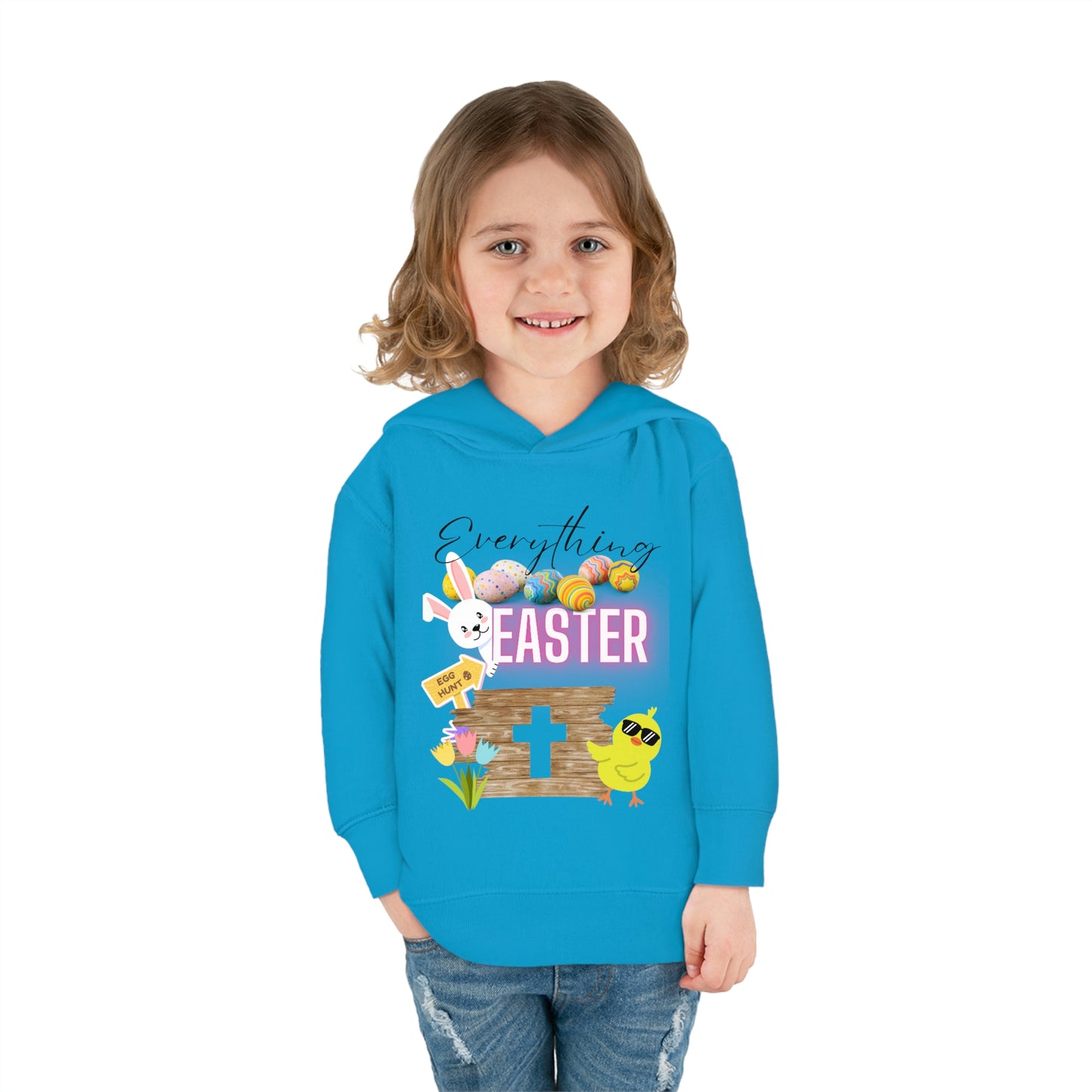 Toddler Easter Pullover Fleece Hoodie