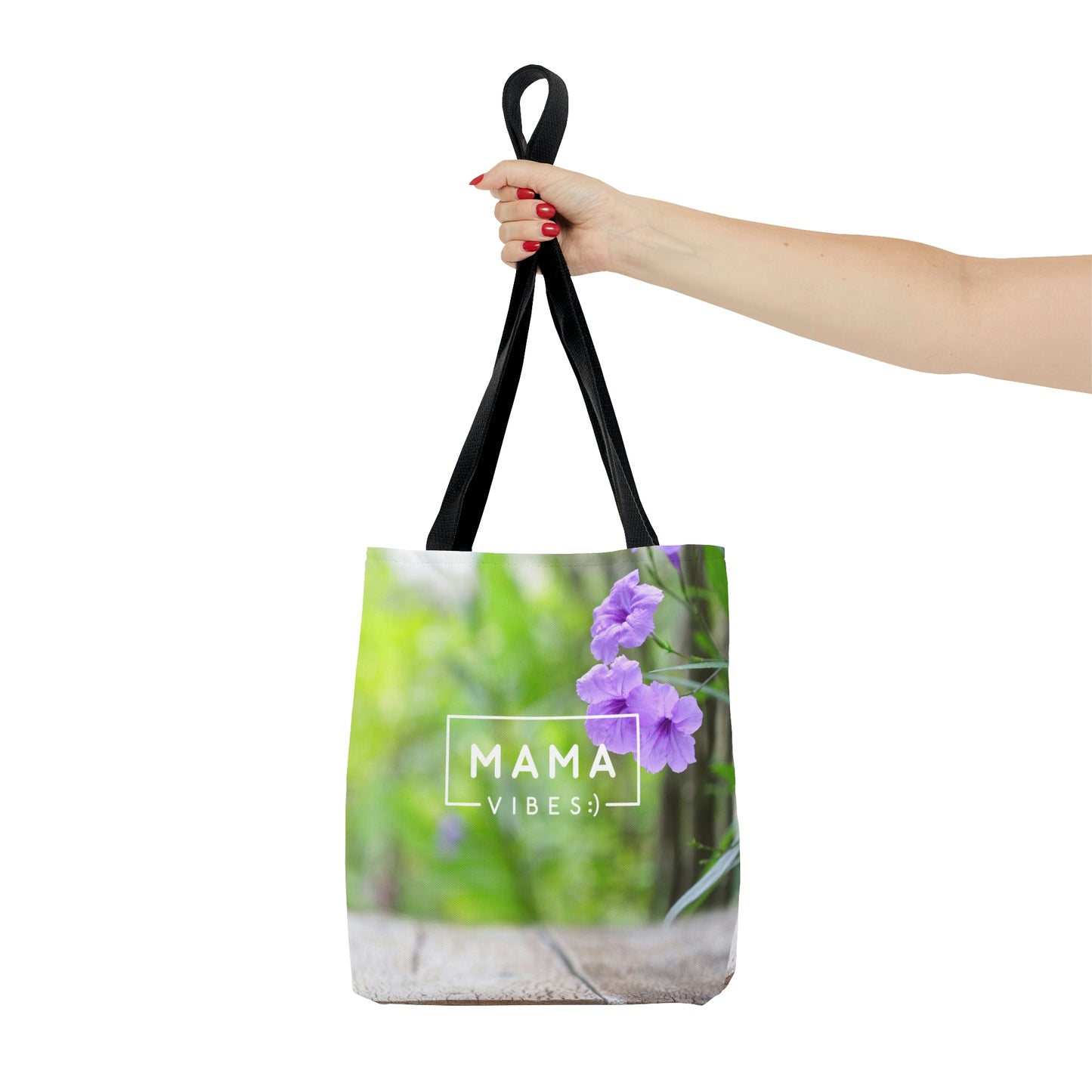 Flower Vibes Tote Bag (AOP)