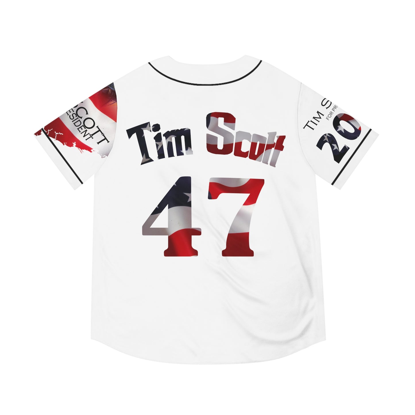 Tim Scott Men's Baseball Jersey (AOP)