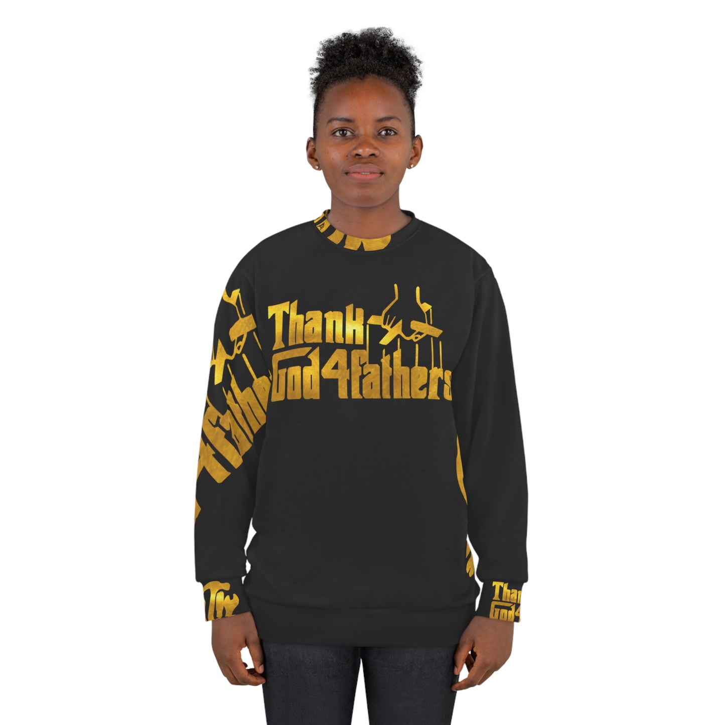 Thank God Unisex Sweatshirt (AOP)