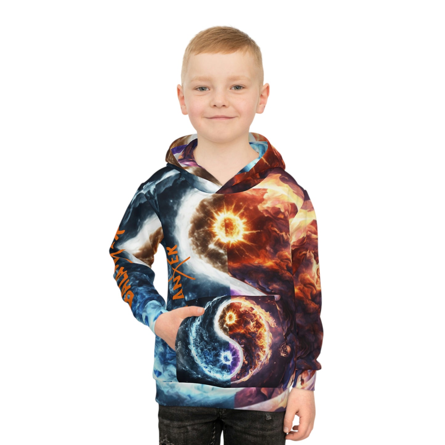 Balanxer Fire & Ice Children's Hoodie (AOP)