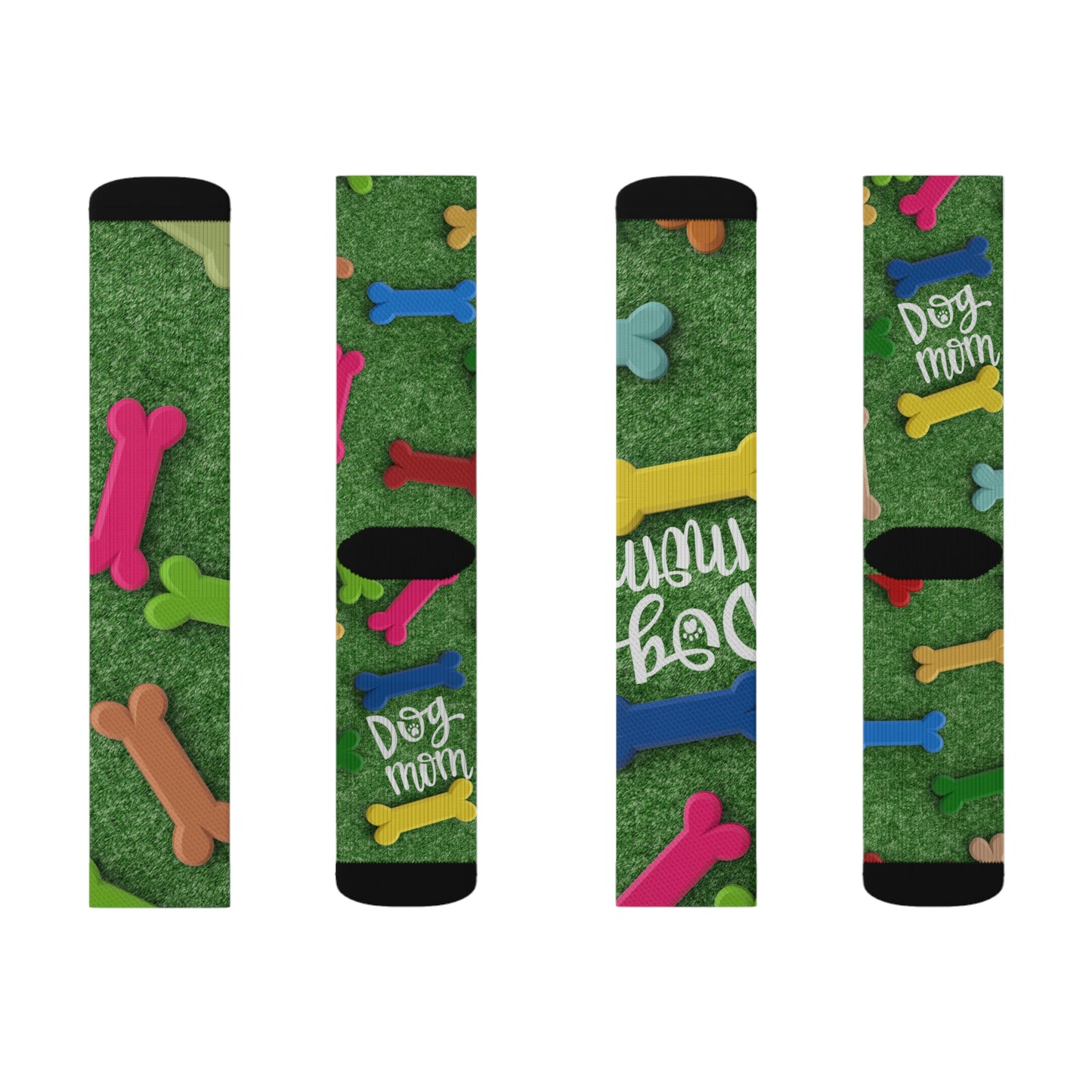 Grassy Bone Sublimation Socks