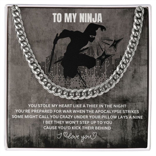 My Ninja Cuban Link Chain