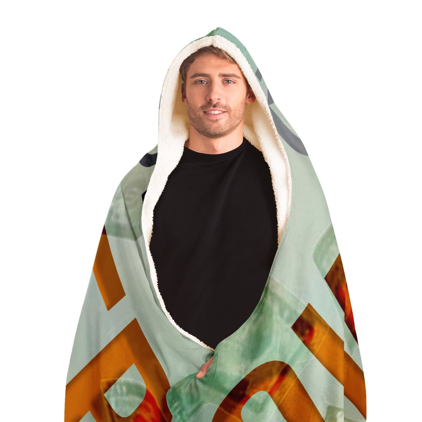 Owner Bill Hooded Blanket - AOP