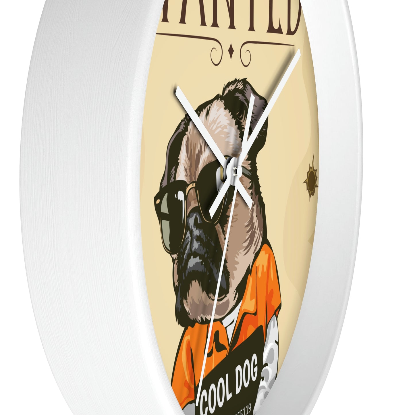 Wanted Wall Clock