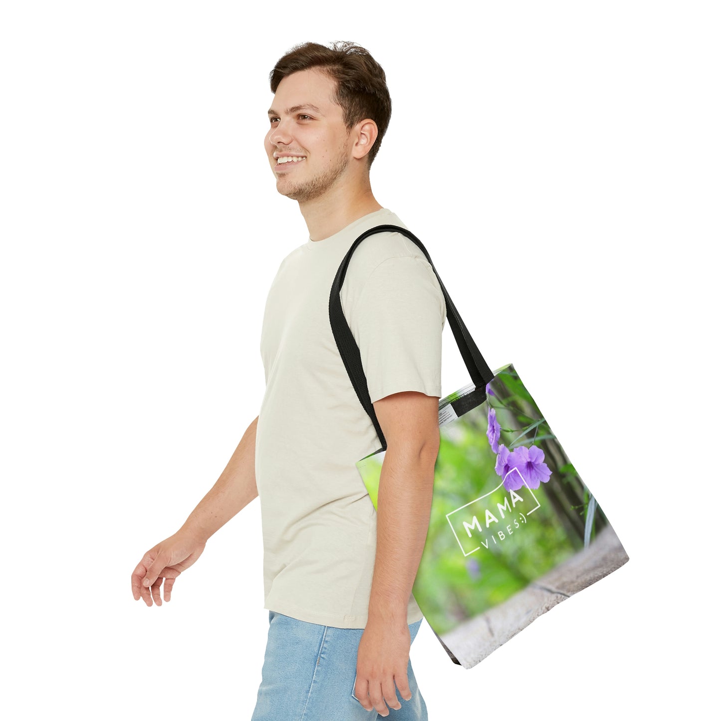 Flower Vibes Tote Bag (AOP)