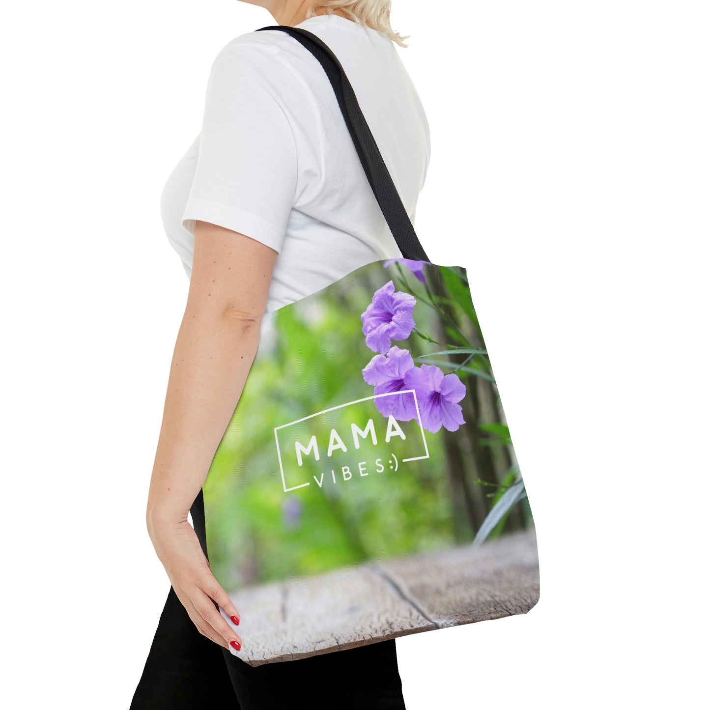 Flower Vibes Tote Bag (AOP)