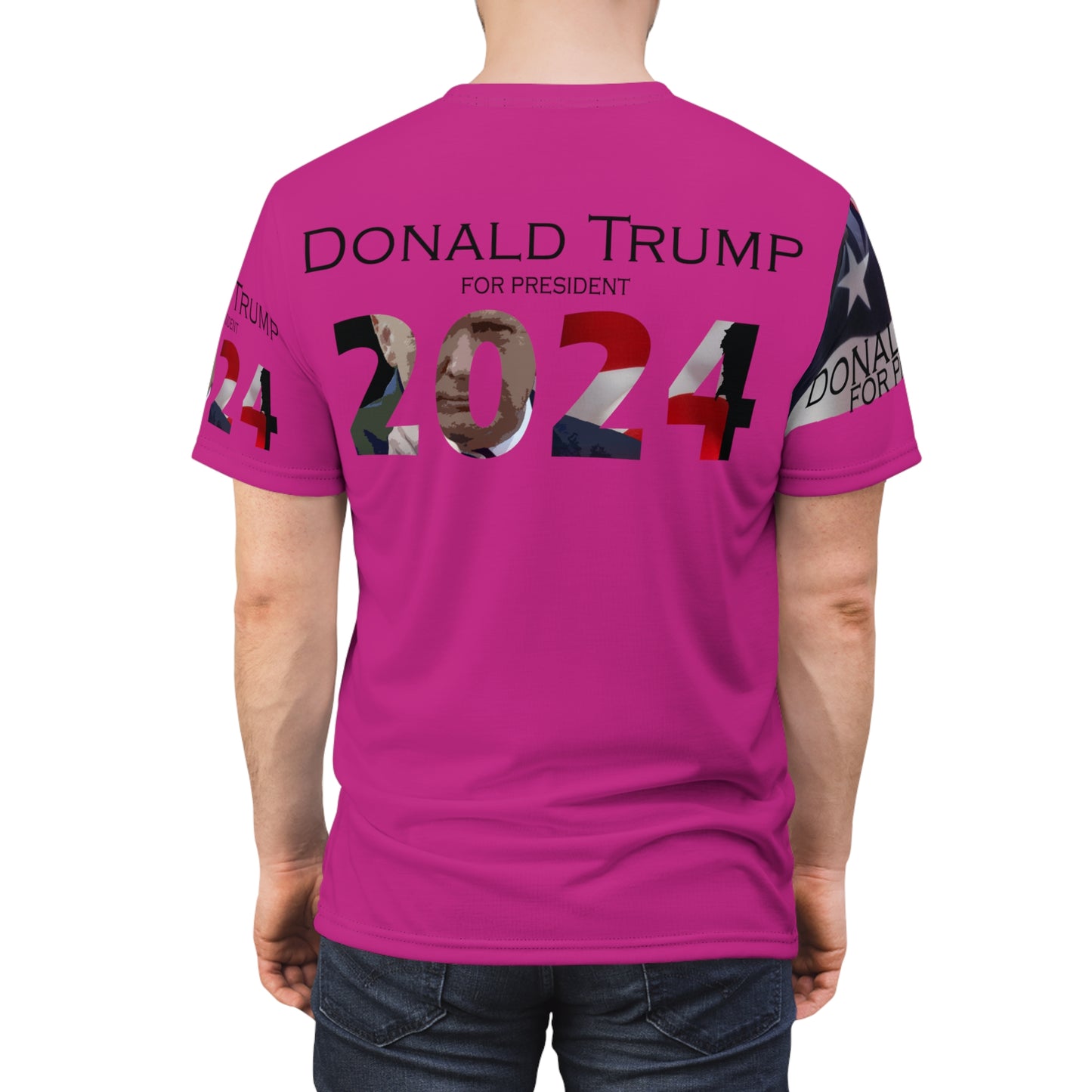 Donald Trump Unisex Cut & Sew Tee (AOP)