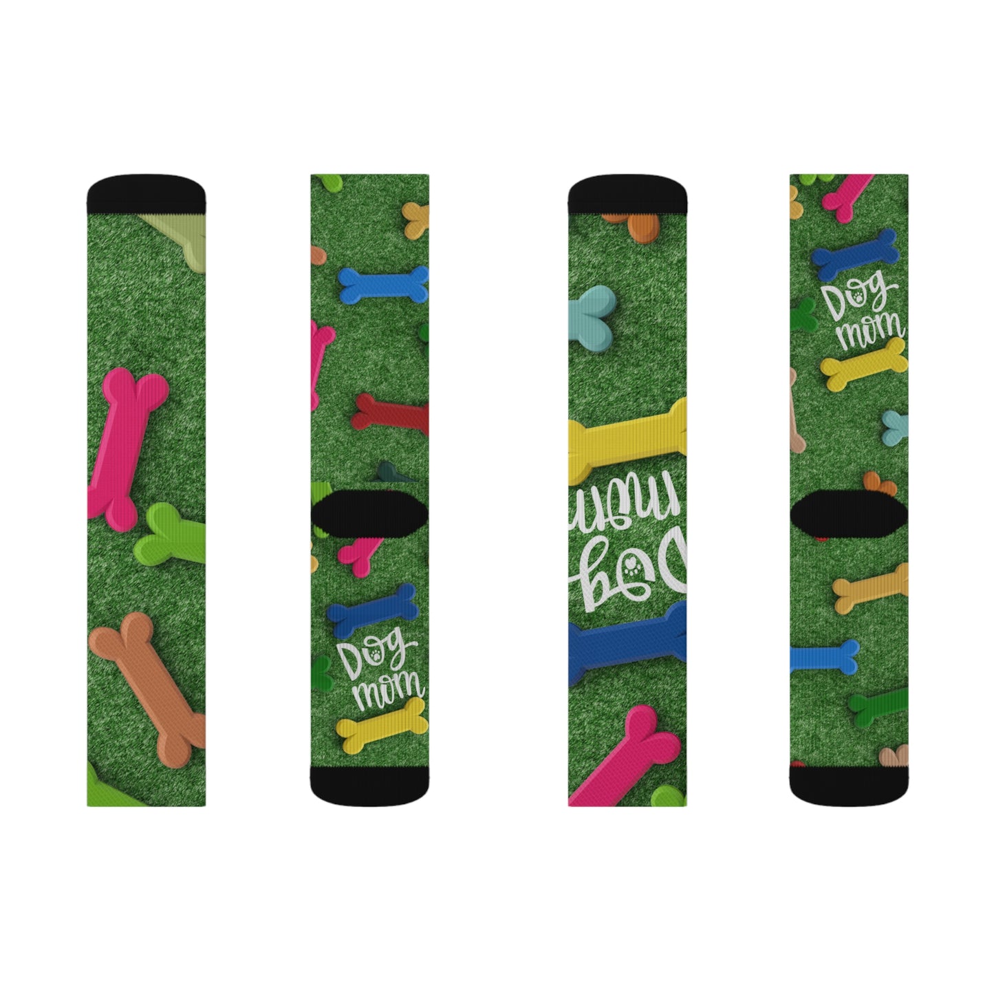 Grassy Bone Sublimation Socks