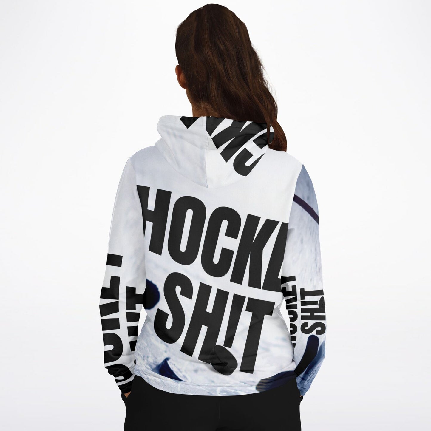 Black Ice Fashion Hoodie - AOP