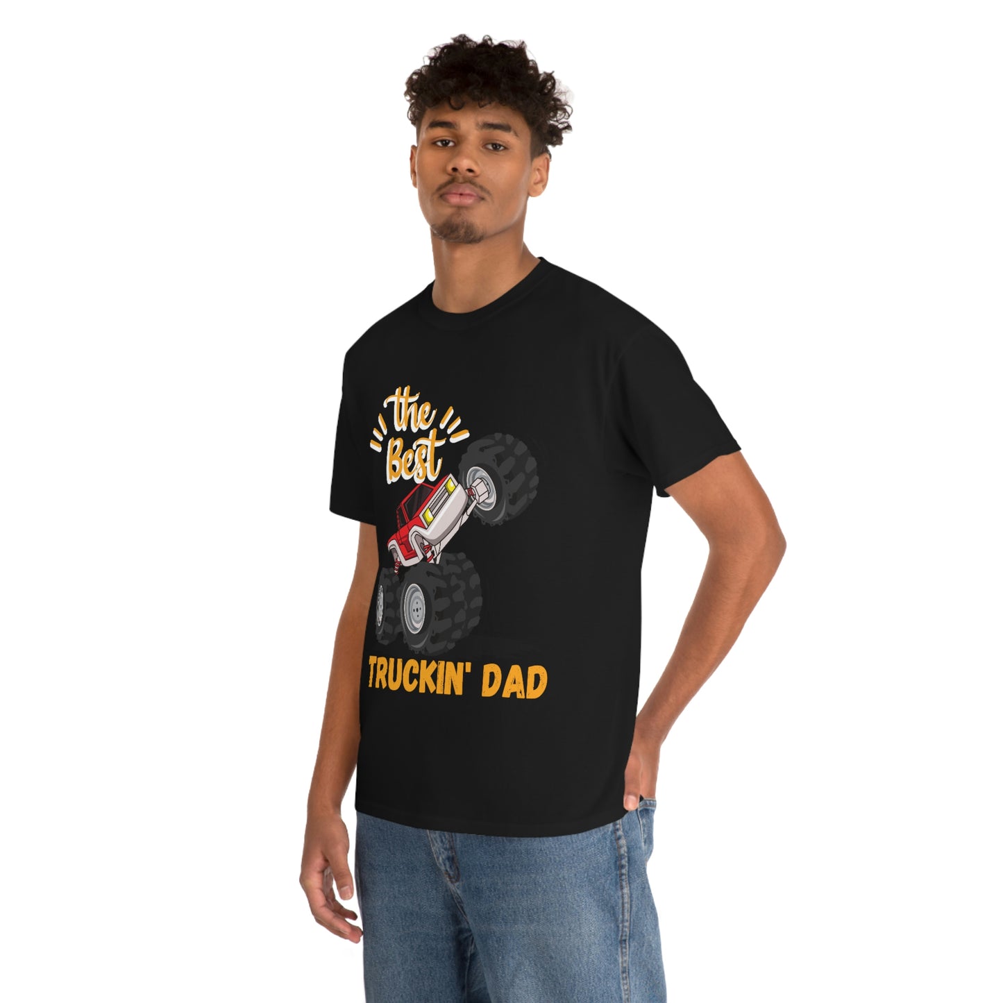 Wheelie Truckin' Dad Cotton Tee