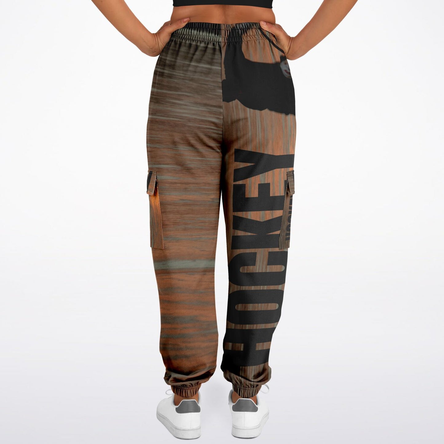 Sunset Puck Athletic Cargo Sweatpants - AOP