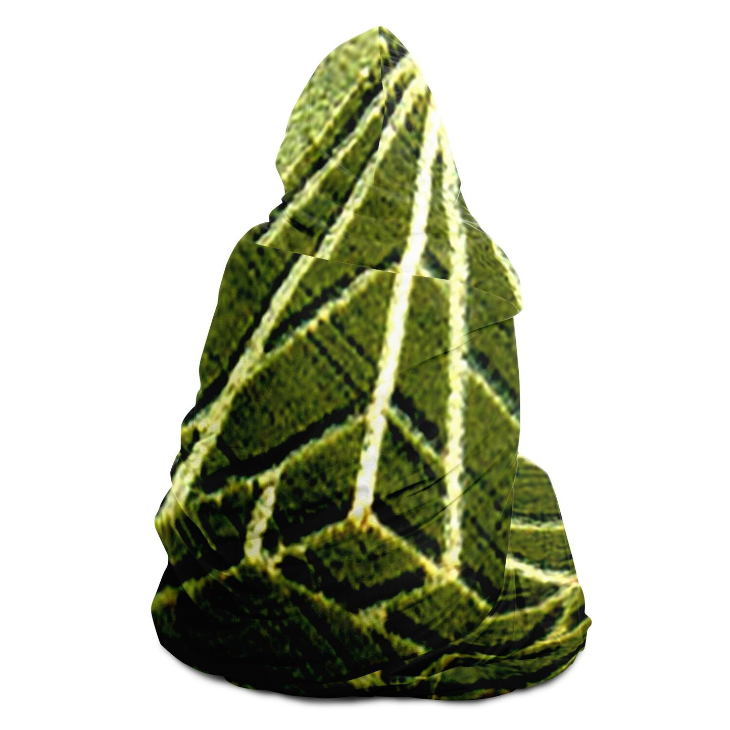 Crop Pyramid Hooded Blanket - AOP