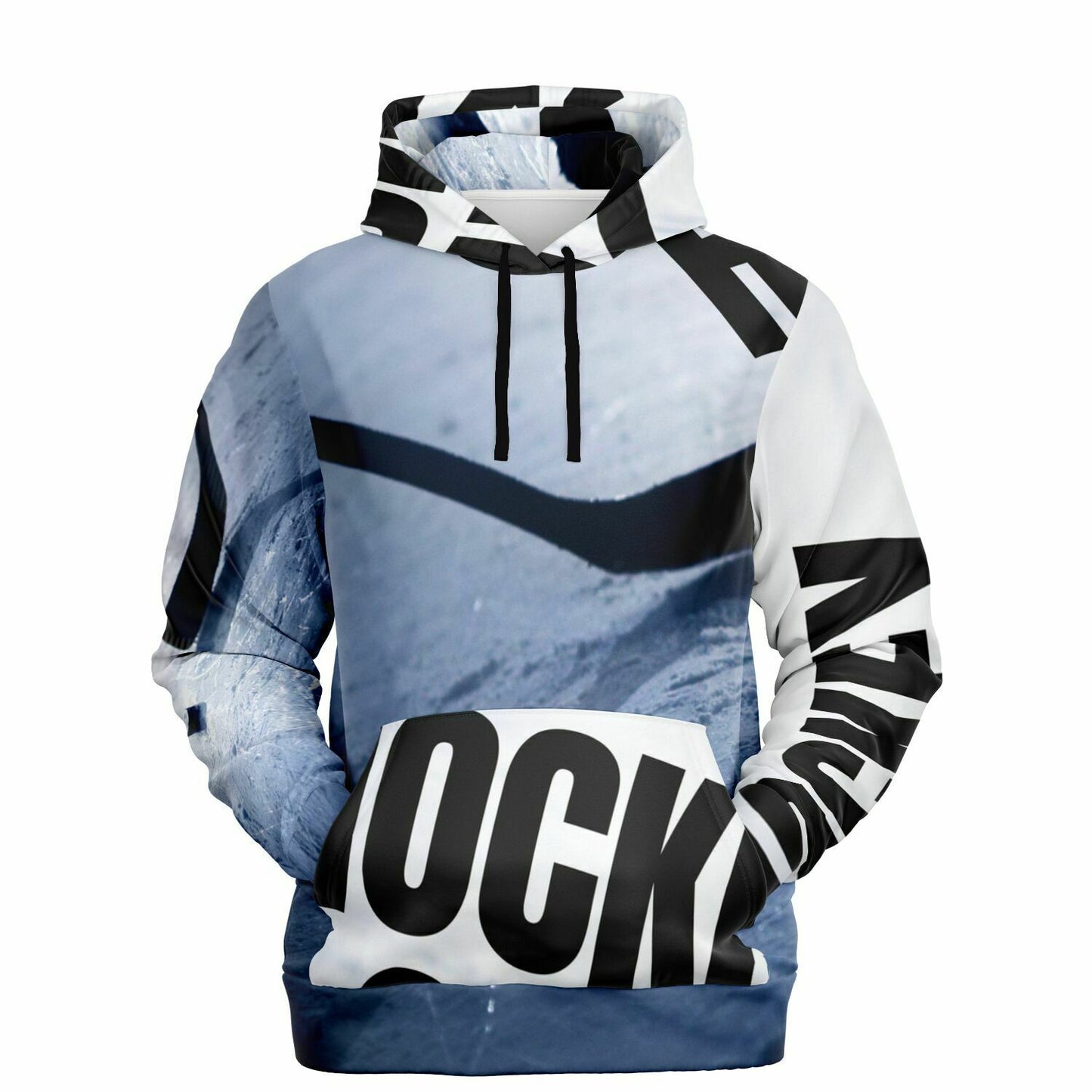 Black Ice Fashion Hoodie - AOP