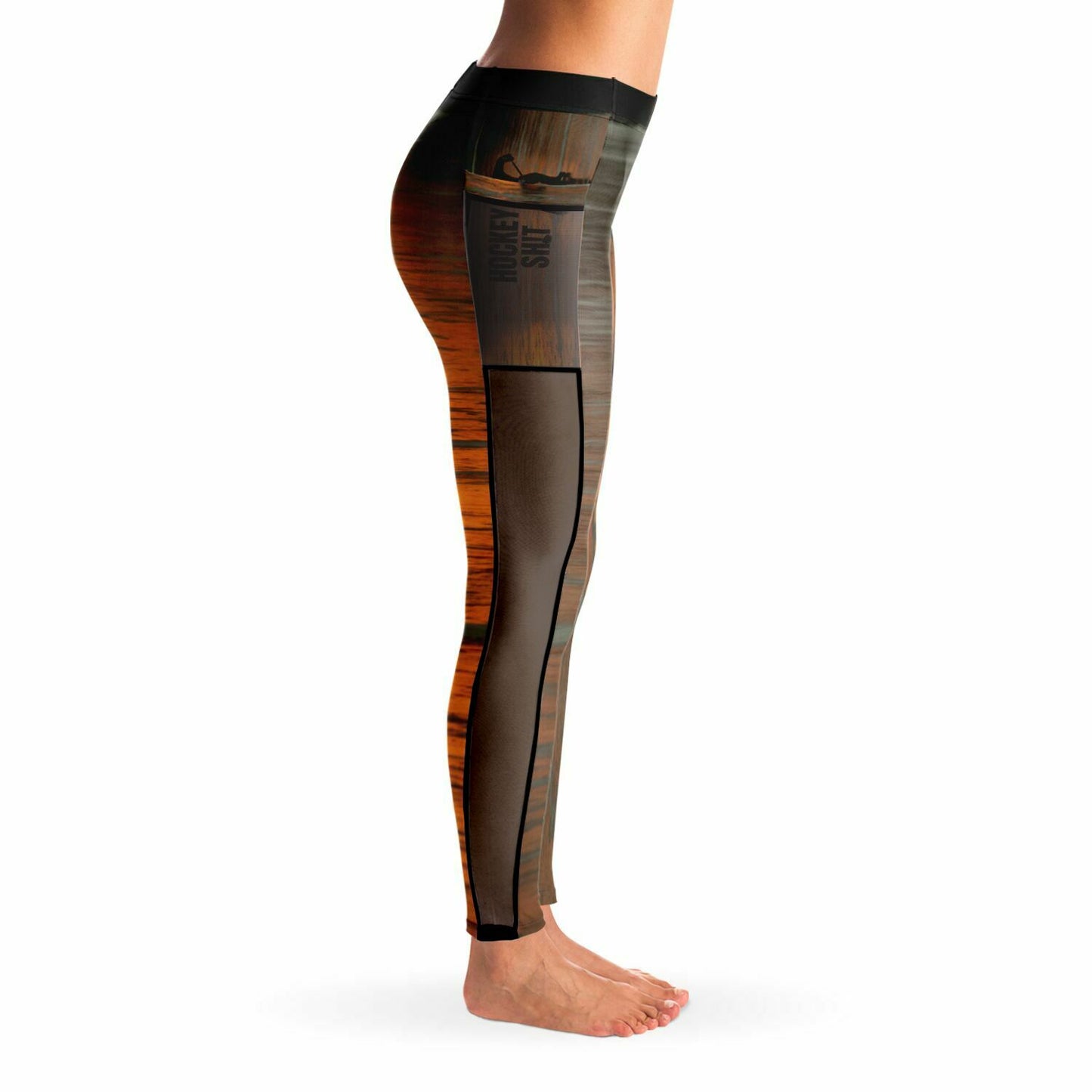 Sunset Puck Mesh Pocket Legging - AOP