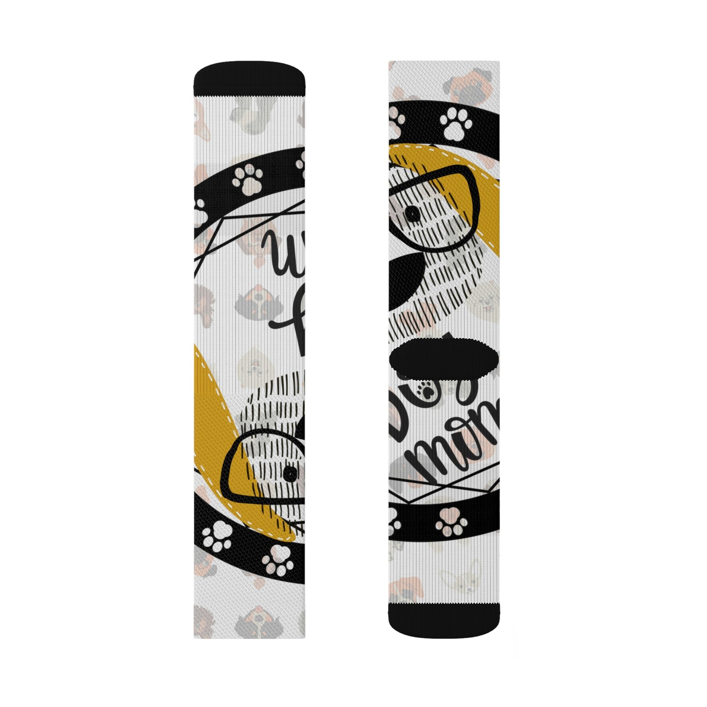 Dog Glasses Sublimation Socks