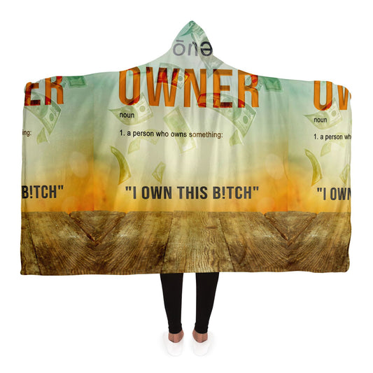 Owner Bill Hooded Blanket - AOP