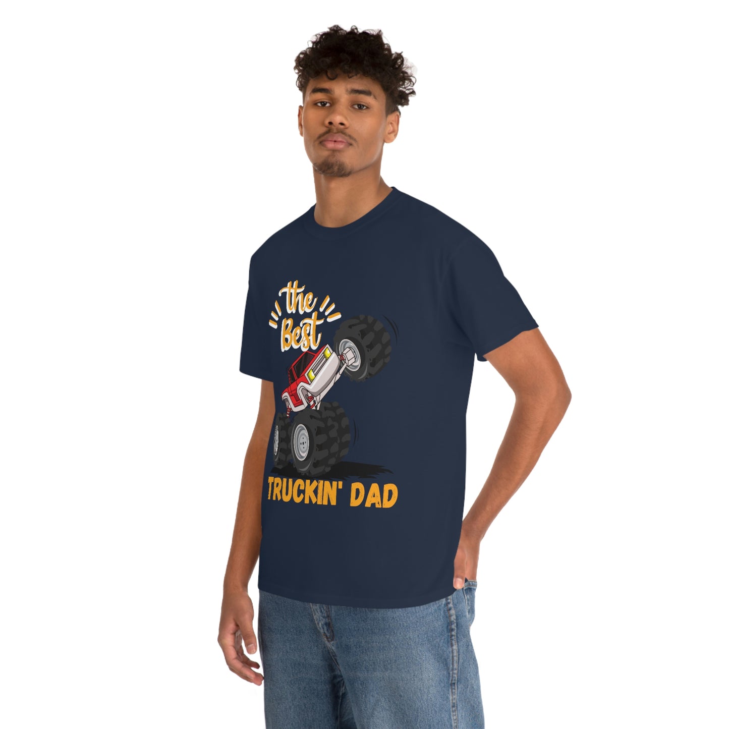 Wheelie Truckin' Dad Cotton Tee