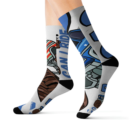 Can I Ride Sublimation Socks