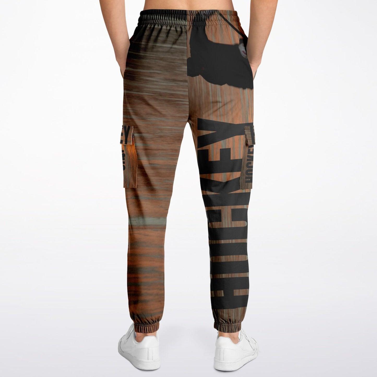 Sunset Puck Athletic Cargo Sweatpants - AOP