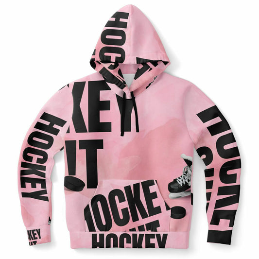 Pink Puck Fashion Hoodie - AOP