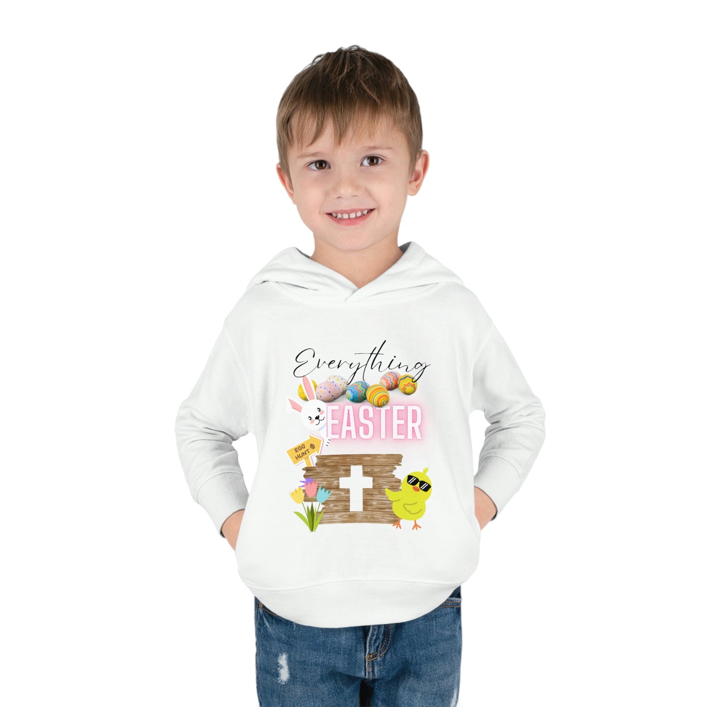 Toddler Easter Pullover Fleece Hoodie