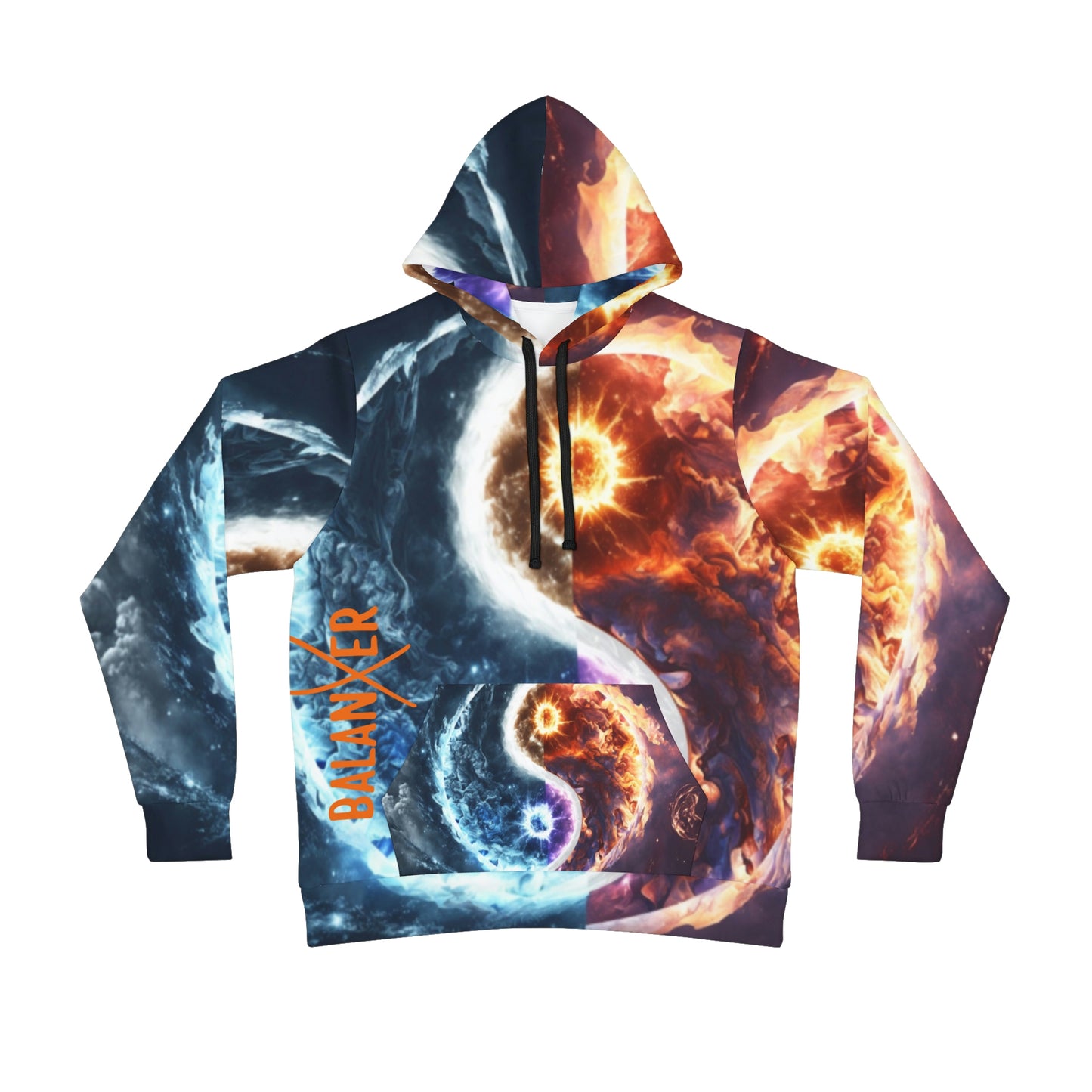 Balanxer Fire & Ice Athletic Hoodie (AOP)