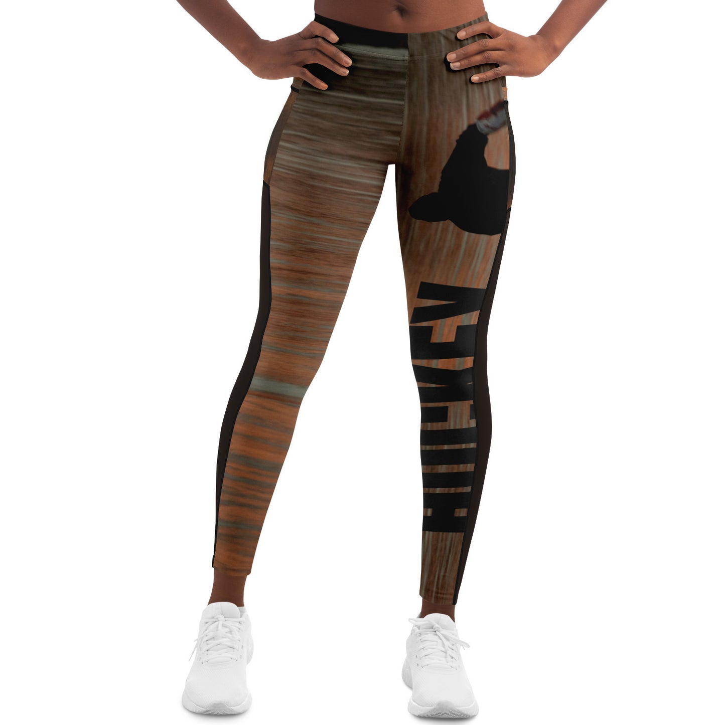 Sunset Puck Mesh Pocket Legging - AOP