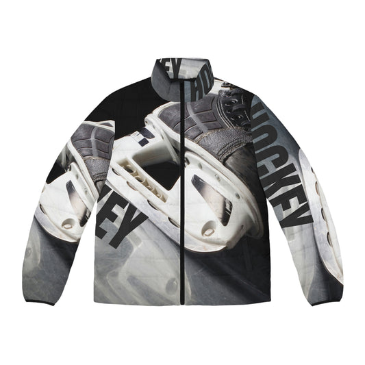 Skate Reflect Men's Puffer Jacket (AOP)