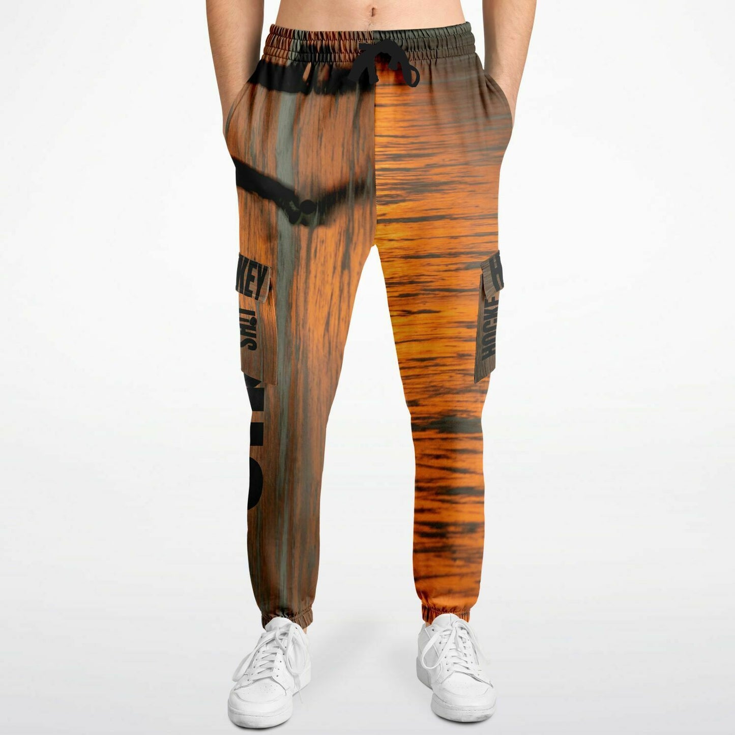 Sunset Puck Athletic Cargo Sweatpants - AOP