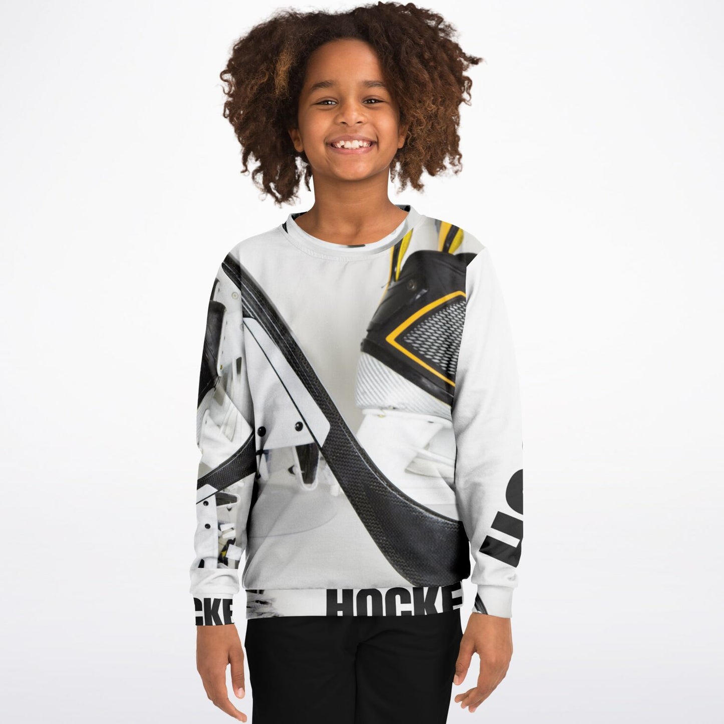 Skate Puck Athletic Kids/Youth Sweatshirt – AOP