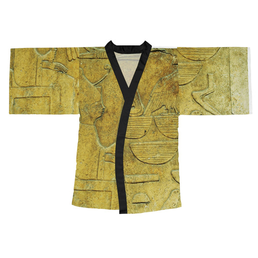 Hiero Healer Long Sleeve Kimono Robe (AOP)