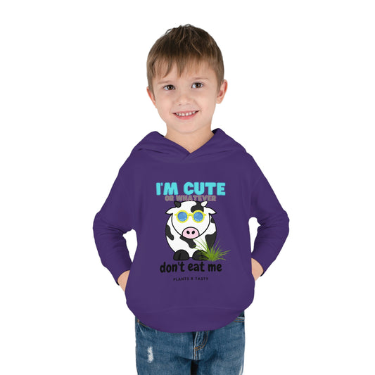 Toddler Cow Pullover Fleece Hoodie