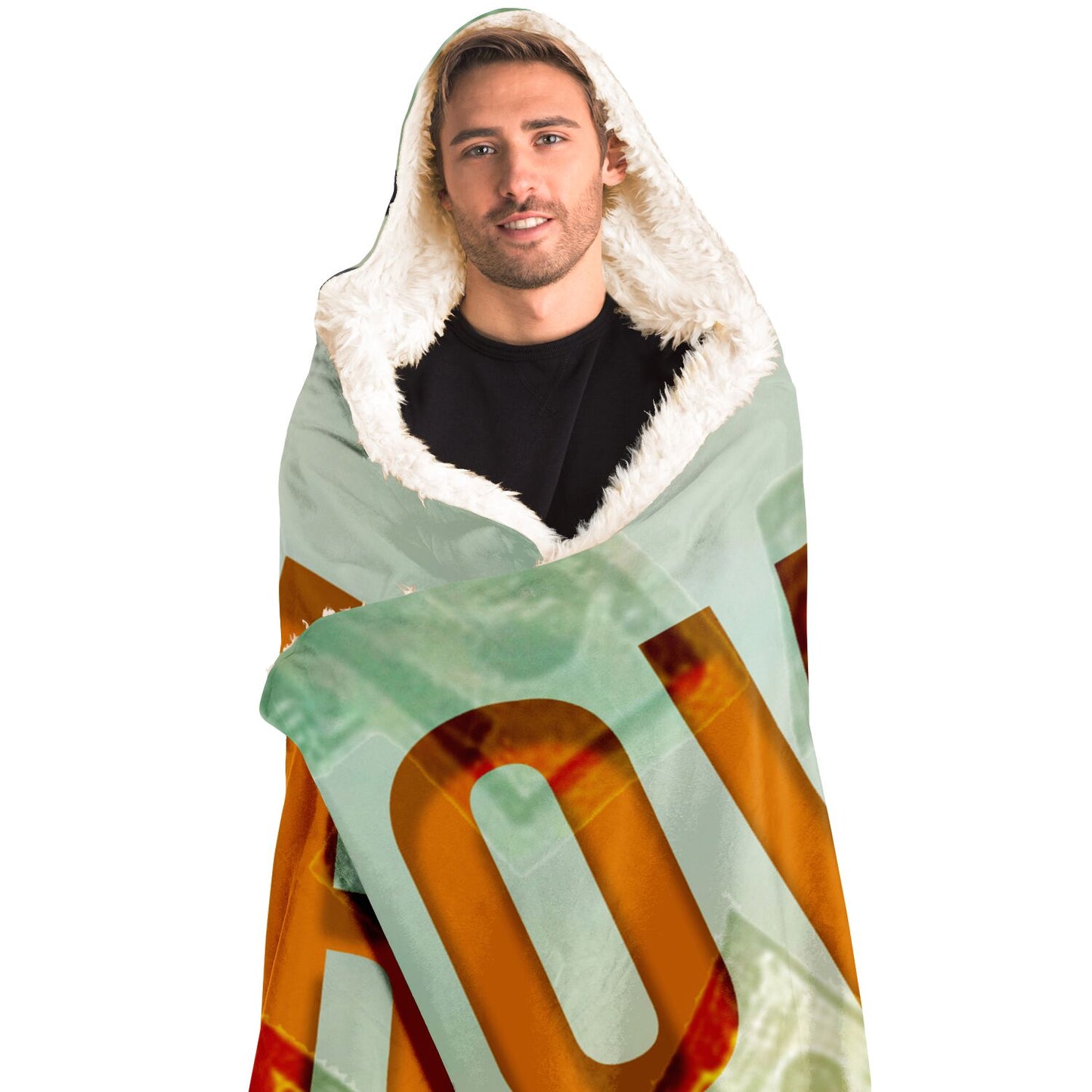 Owner Bill Hooded Blanket - AOP