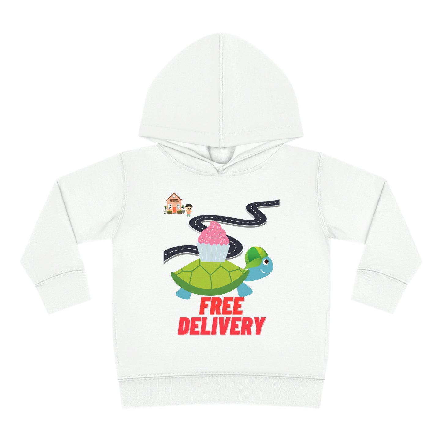 Toddler Turtle Pullover Fleece Hoodie