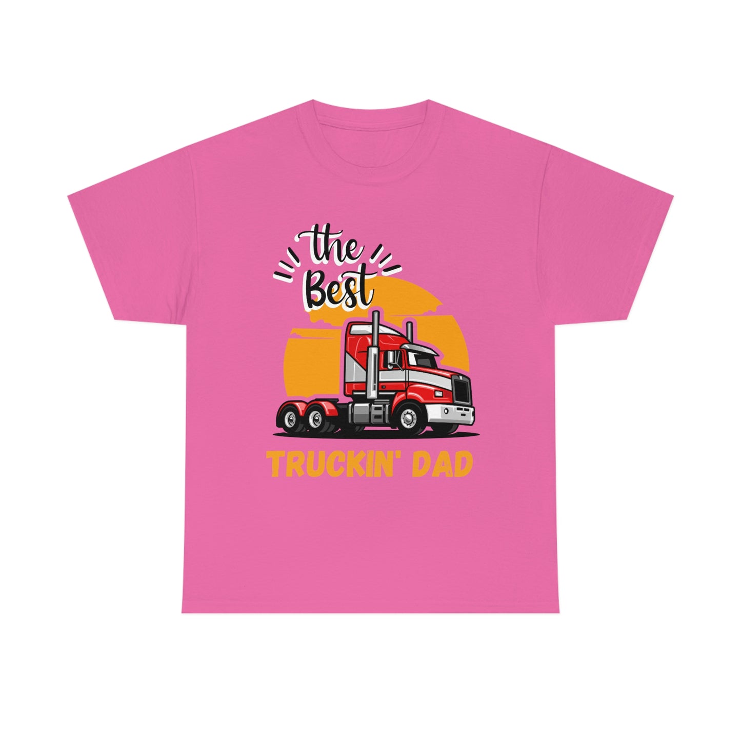 Best Truckin' Dad Cotton Tee