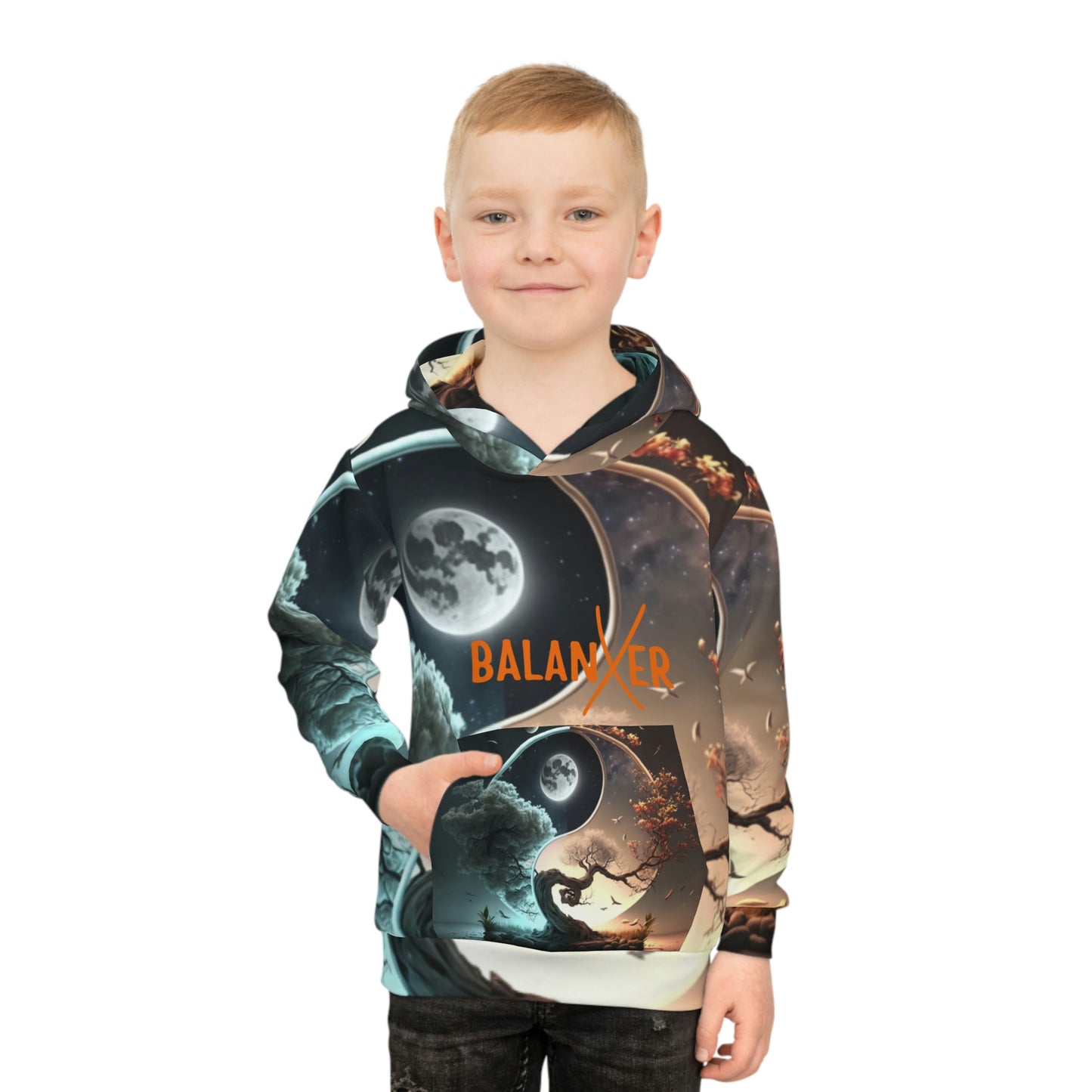 Balanxer Yin Yang Children's Hoodie (AOP)