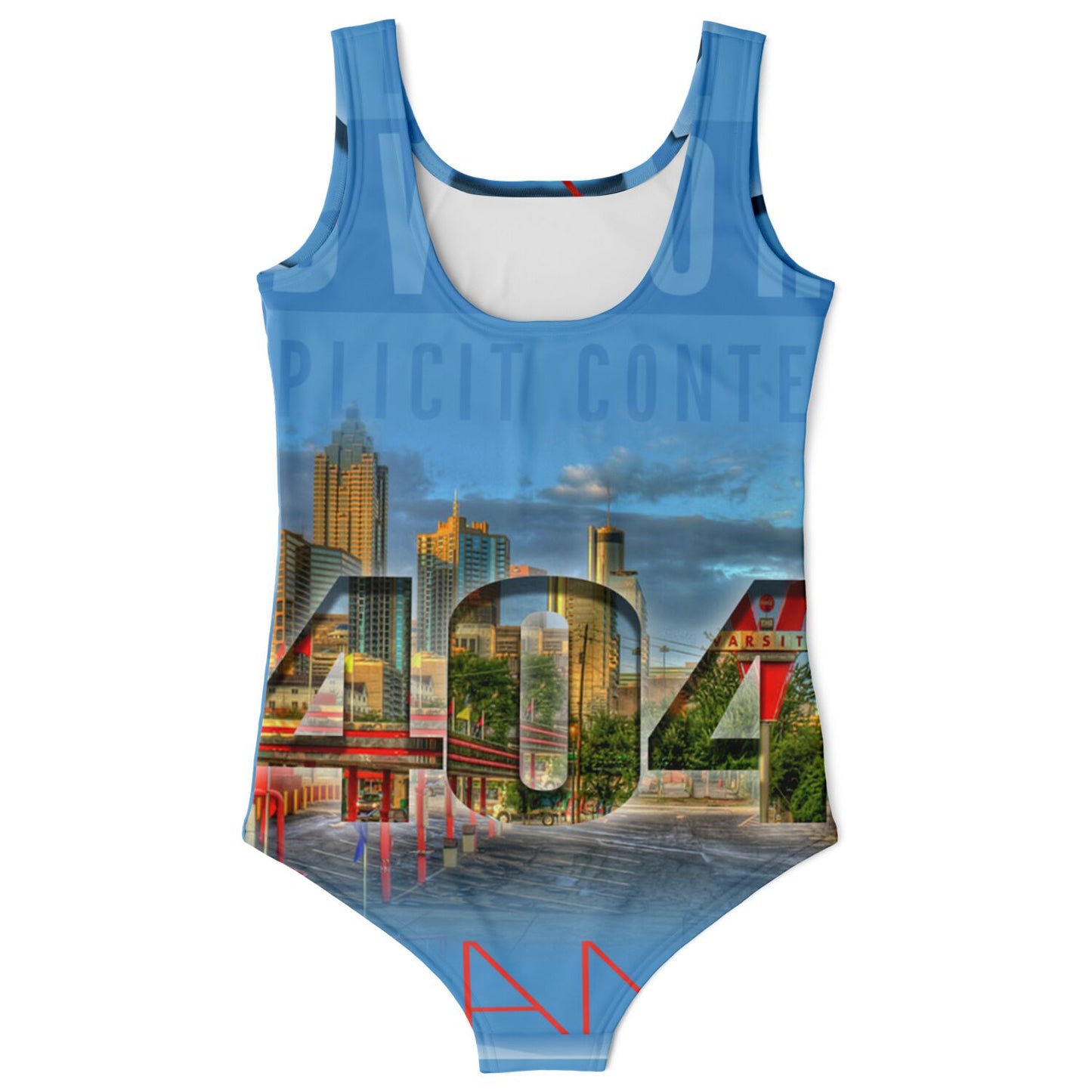 404 Kids One-Piece Swimsuit - AOP