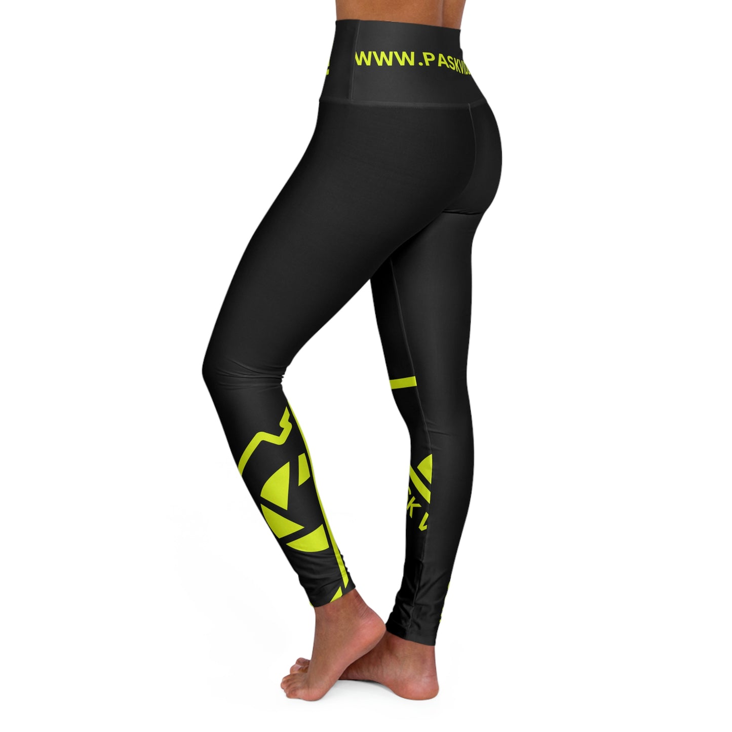 Pask High Waisted Yoga Leggings (AOP)