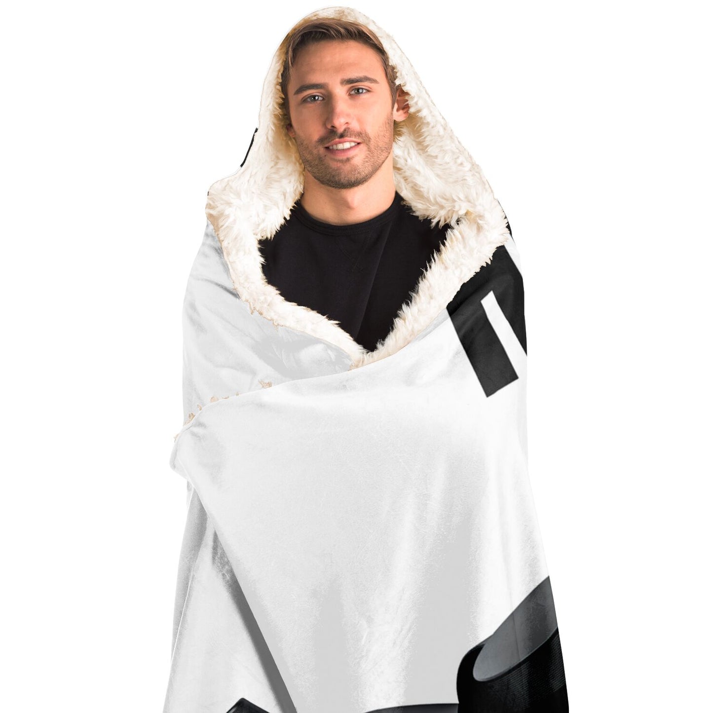 Puck It Hooded Blanket - AOP