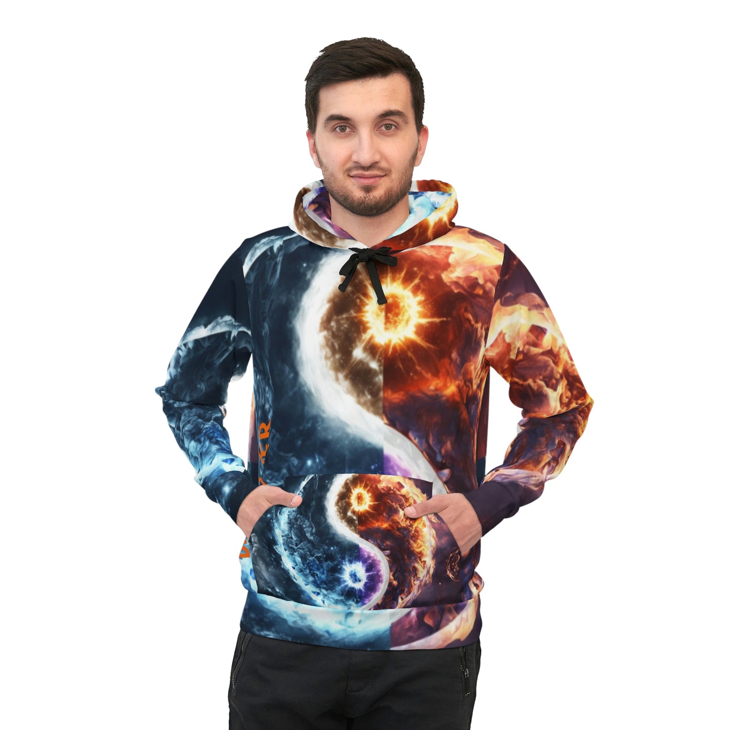 Balanxer Fire & Ice Athletic Hoodie (AOP)