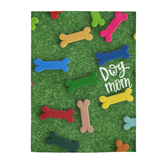 Grassy Bone Velveteen Plush Blanket