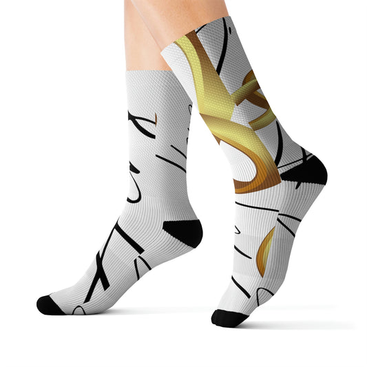 I'm Hers Rings Sublimation Socks