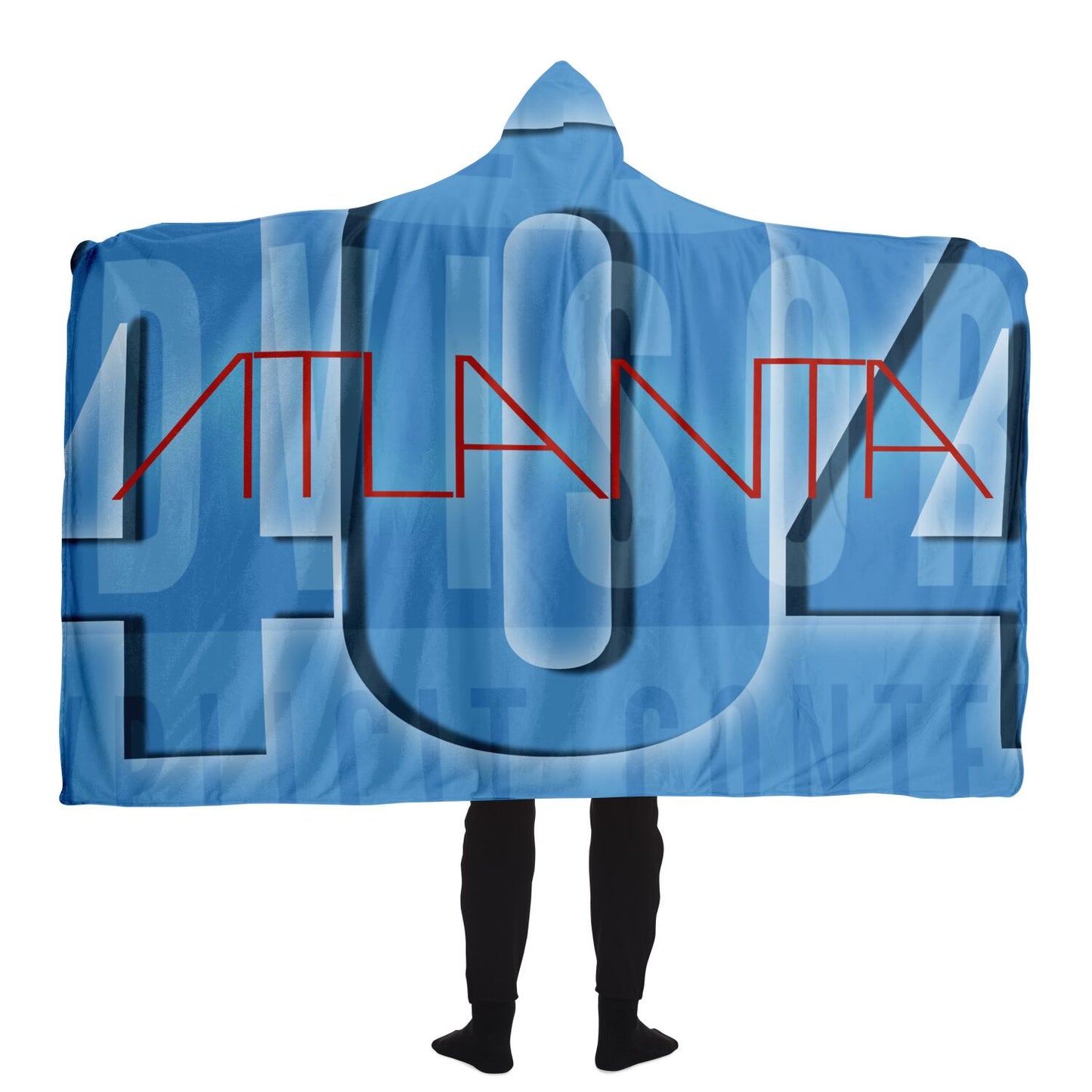 404 Hooded Blanket - AOP