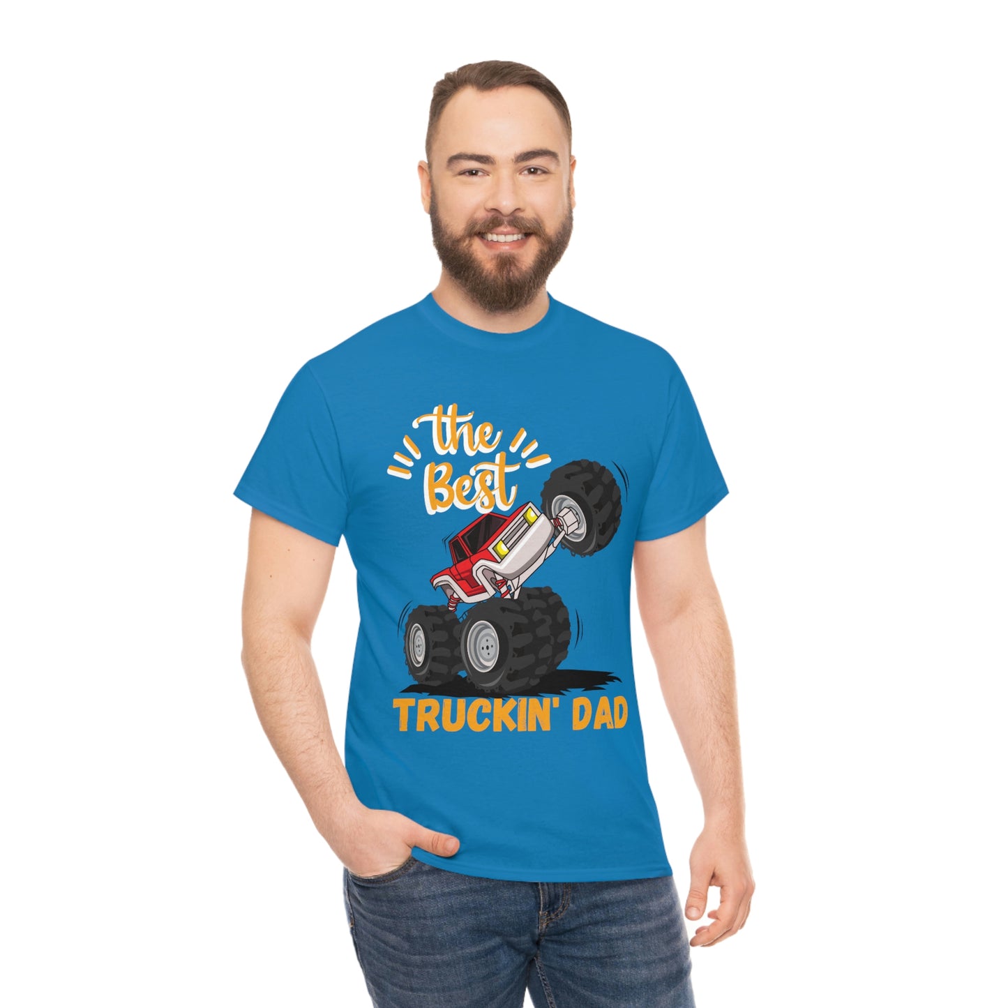 Wheelie Truckin' Dad Cotton Tee