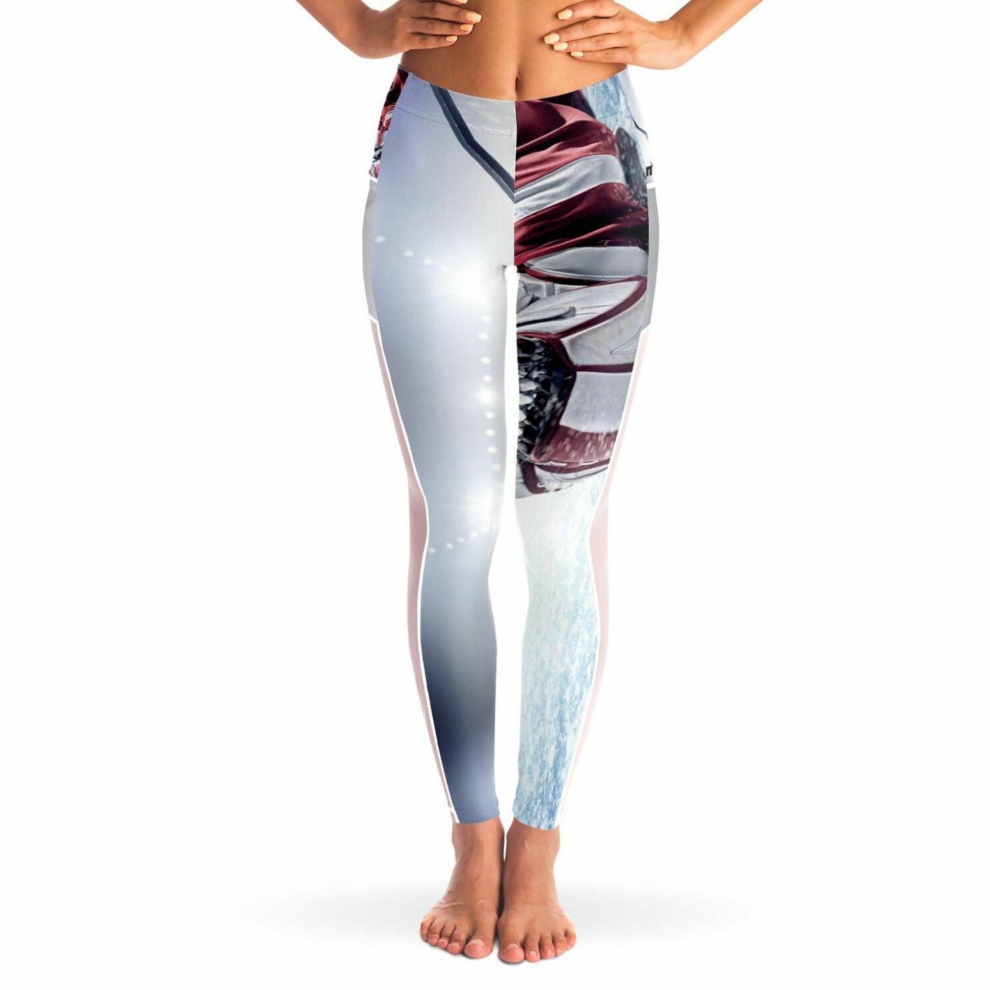 Puck Save Mesh Pocket Legging - AOP