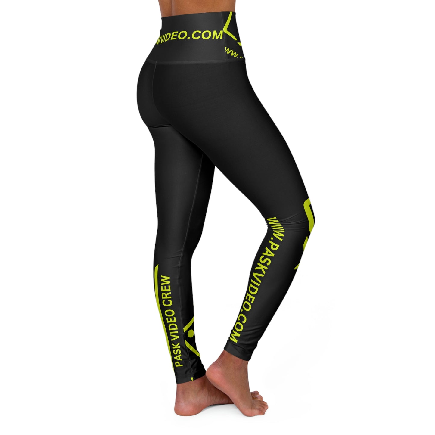 Pask High Waisted Yoga Leggings (AOP)