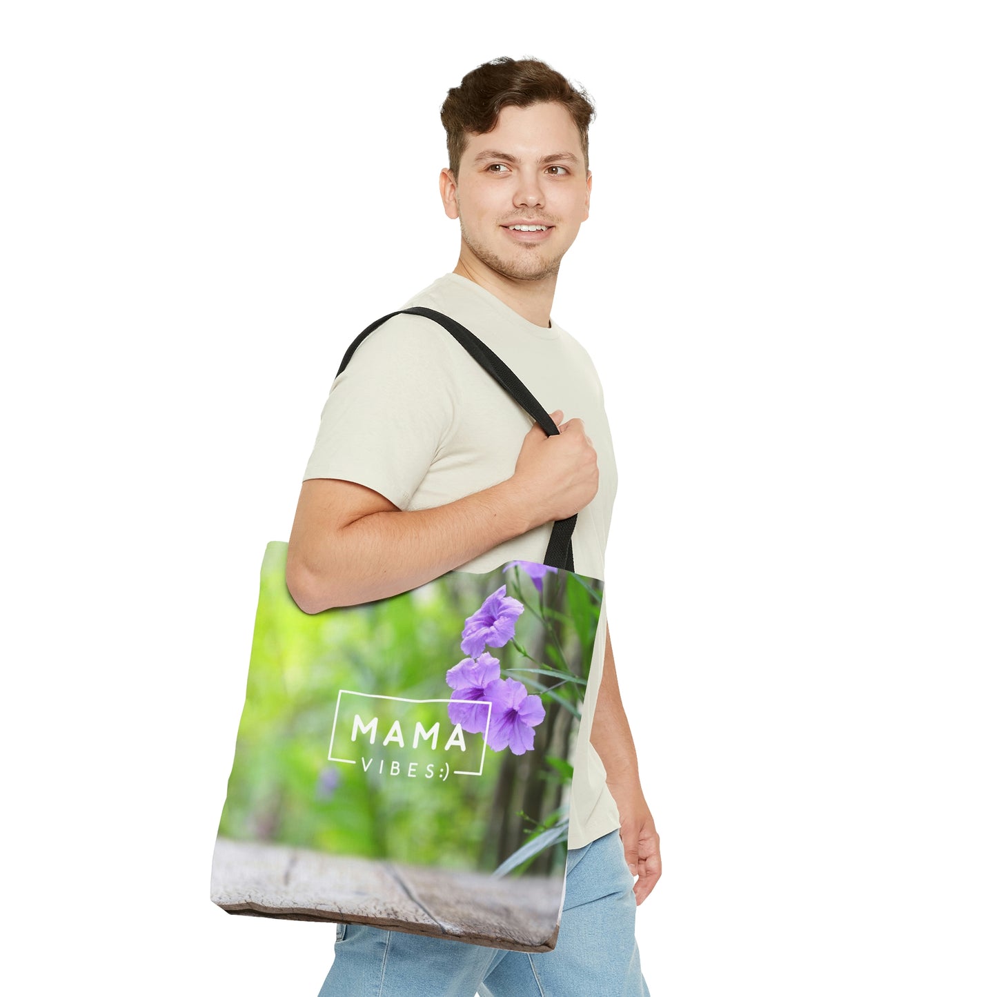 Flower Vibes Tote Bag (AOP)