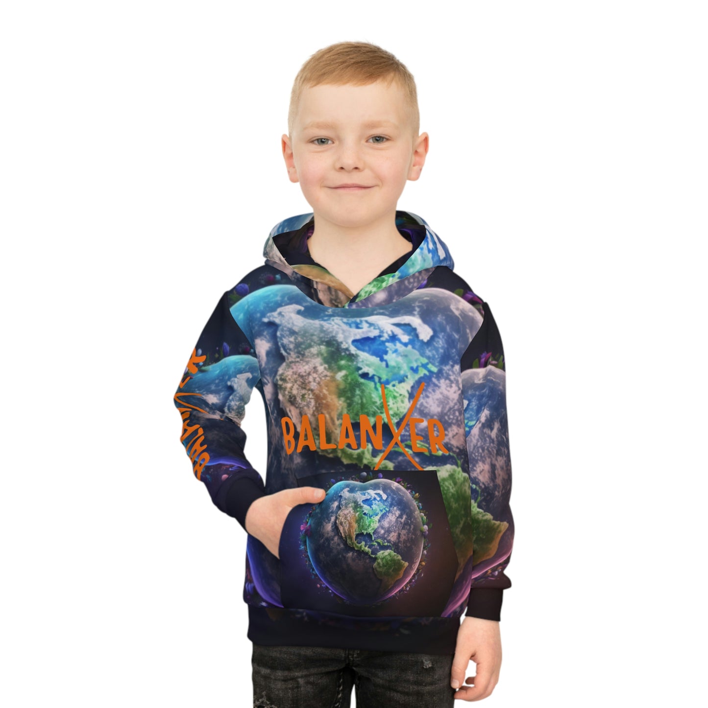 Balanxer Earth Children's Hoodie (AOP)