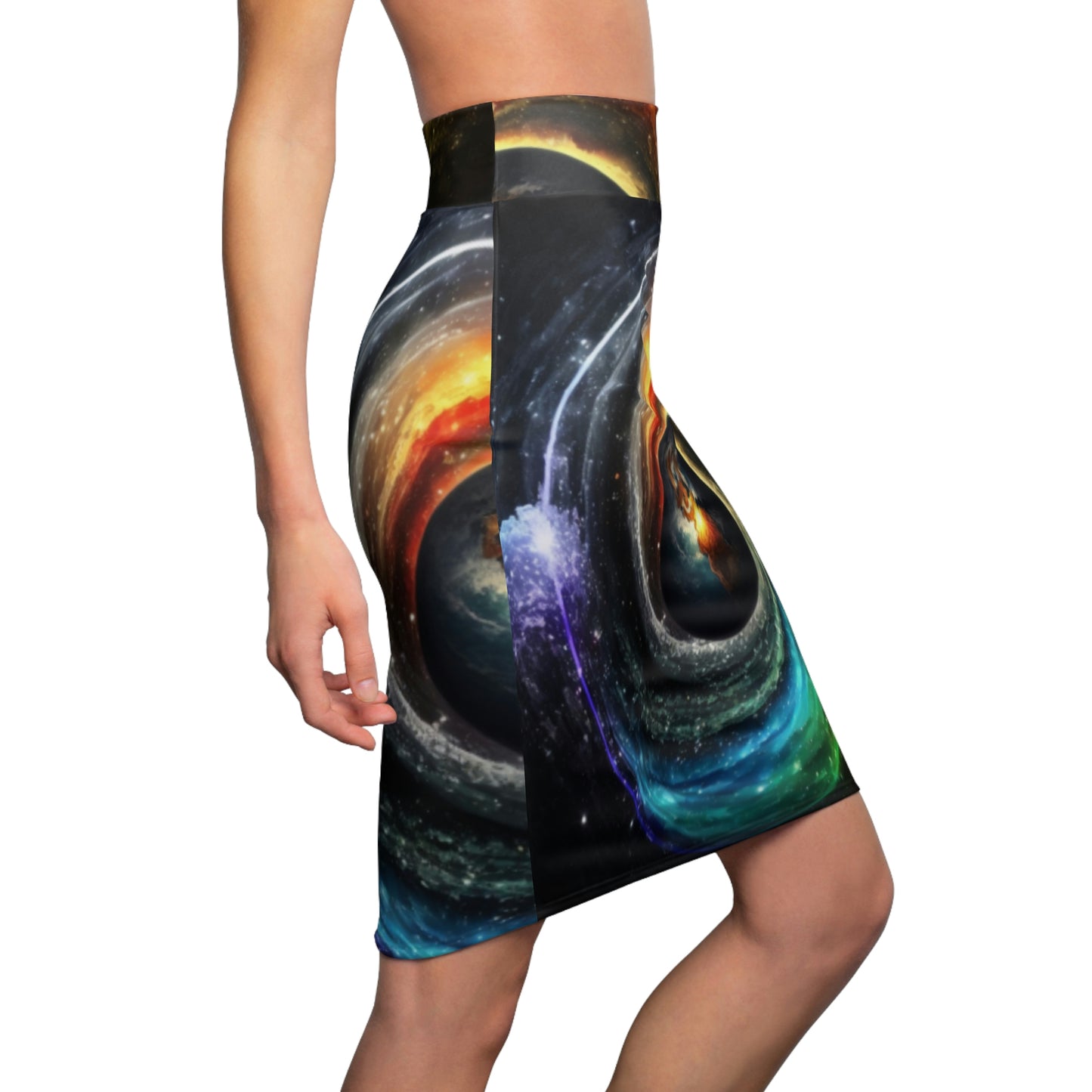 Wishing Well Women's Pencil Skirt (AOP)